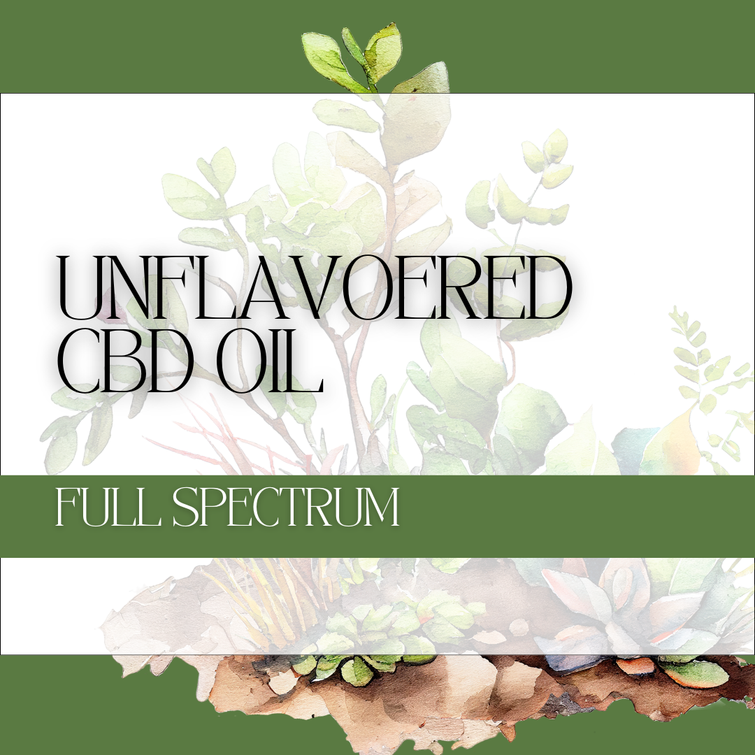 Full-Spectrum Unflavored CBD Oil