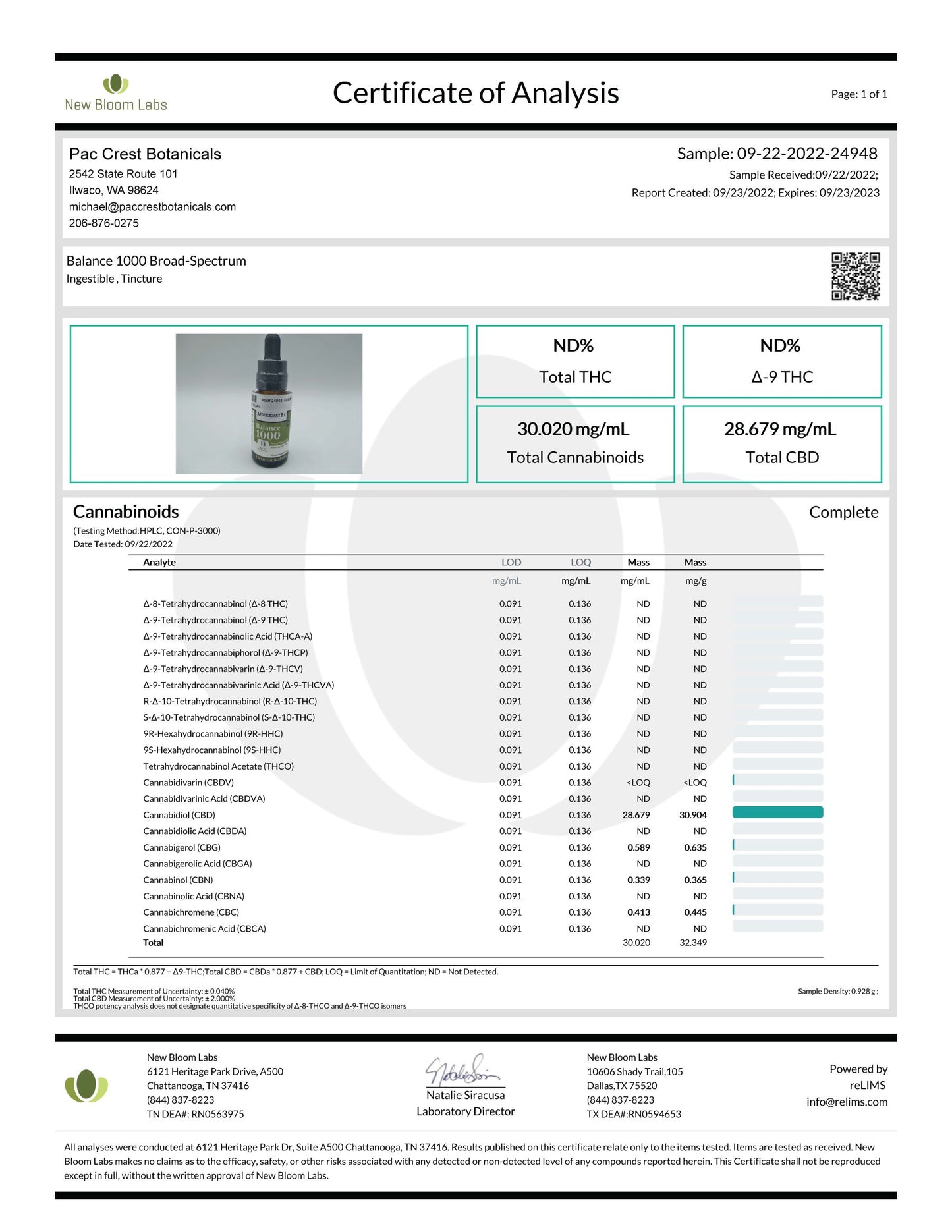 Balance Immune Support CBD Oil