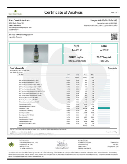 Balance Immune Support CBD Oil