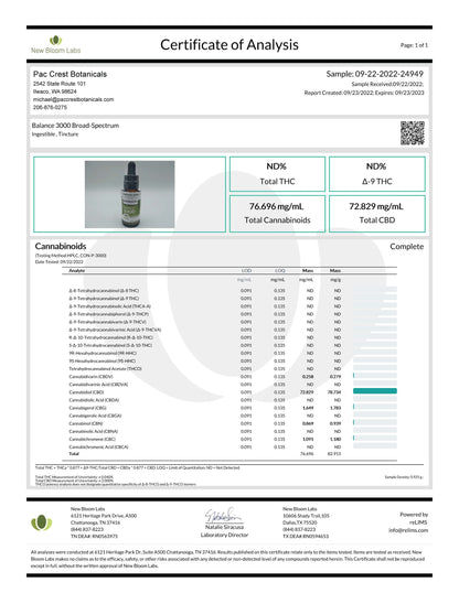 Balance Immune Support CBD Oil